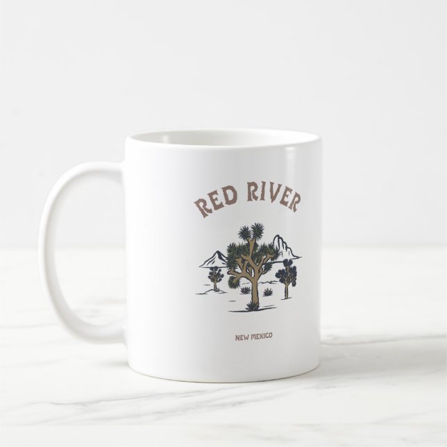 Mug Rivière Rouge - Nouveau-Mexique (Gauche)