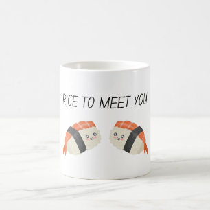 Mug Riz Pour Vous Rencontrer Kawaii Sushi