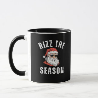 Mug Rizz La Saison Drôle Père Noël Merry Rizzmas Rizzl