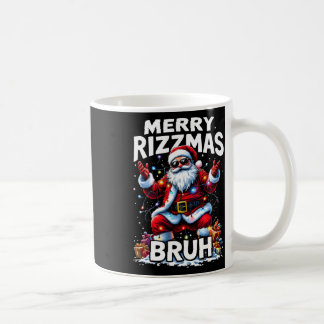 Mug Rizz Saison Bruh Merry Rizzmas Bruh Père Noël Clau