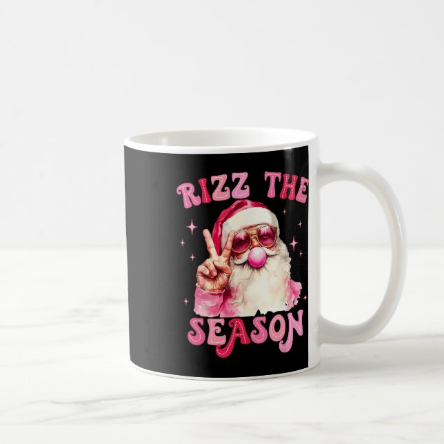 Mug Rizz Saison Père Noël Pink Bubble Gum Rizzmas Chri (Droite)