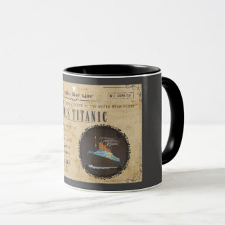 MUG RMS TITANIC BOARING PUBLICATION