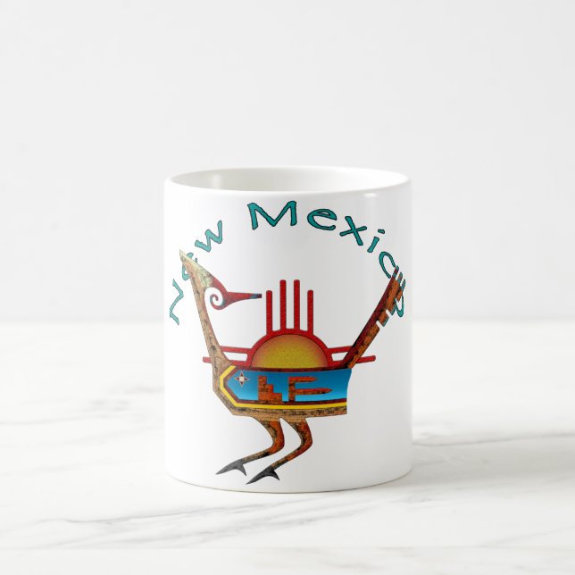 Mug Roadrunner du Nouveau Mexique (Centre)