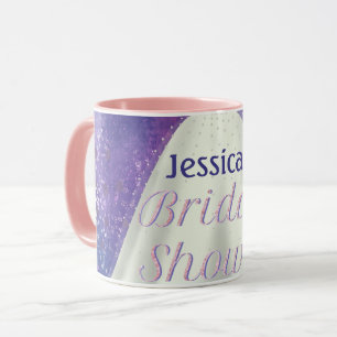 Mug Robe de mariée pour la fête de mariage Violet et O