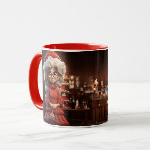 Mug Robe Mme Claus Knit