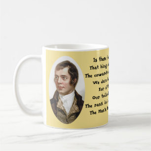 Mug Robert Burns un homme est un homme pour' cela