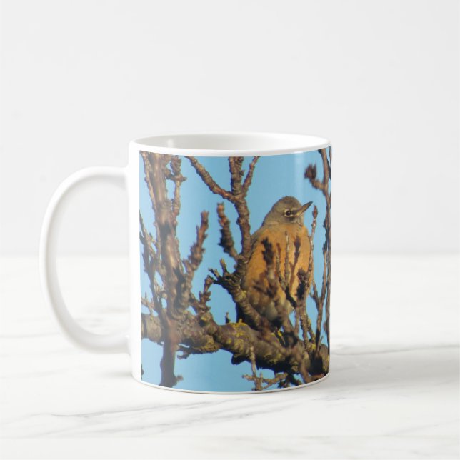 Mug - Robin dans les branches nues (Gauche)