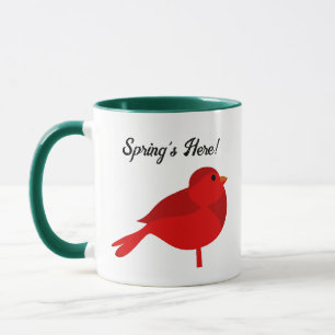Mug Robin de Rockin, Cardinal Nature Cardinal Rouge