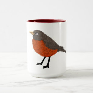 Mug Robin mignon moderne