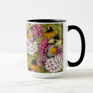 Mug Robins dans le jardin 2