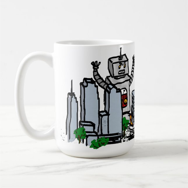 Mug Robot contre la ville (Gauche)