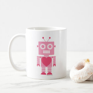 Mug Robot fille mignonne