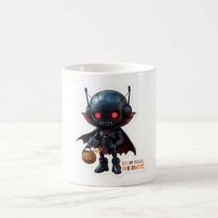 Mug Robot Vampire foncé Halloween Café Sci-Fi Éffrayan