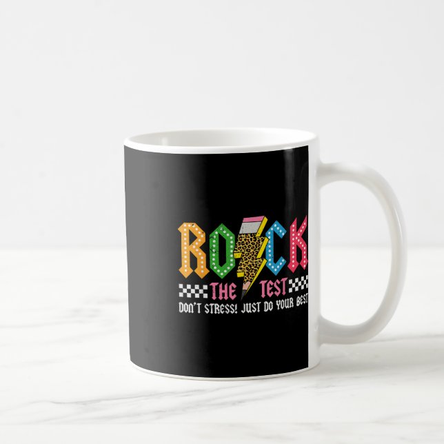Mug Rocher Le Jour De Test De Ne Pas Stress Abcd Alpha (Droite)