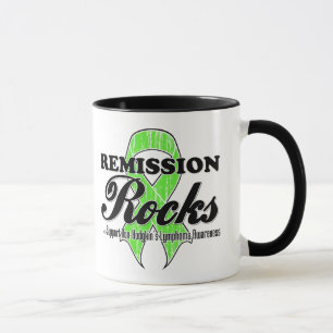 Mug Roches de remise - conscience de lymphome de