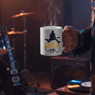 Mug Rock On Musique Silhouette Inspirante