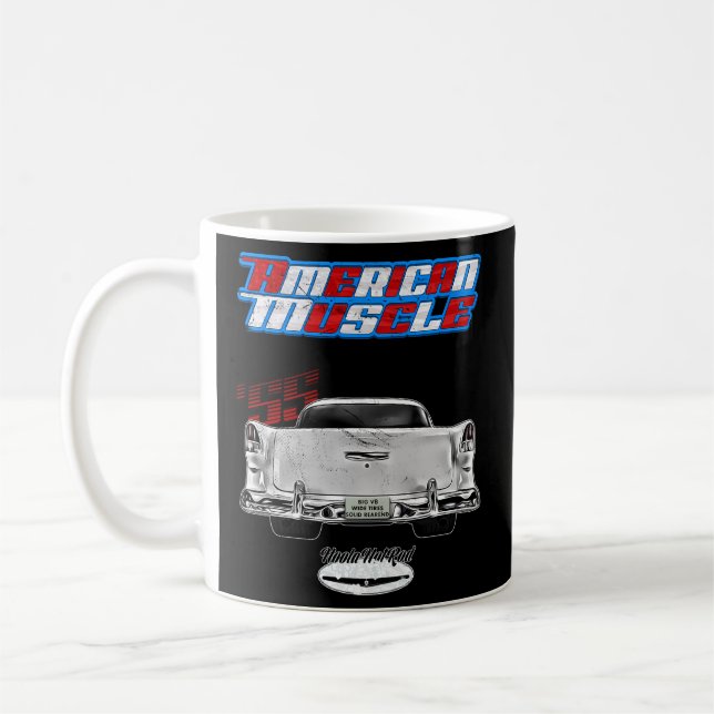 Mug Rockabilly 1955 Cinquante Bel Air Belair Tailfines (Gauche)