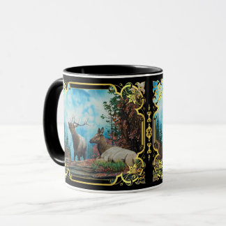 Mug Rocky Mountain Elk, bull de wapiti/conception fant