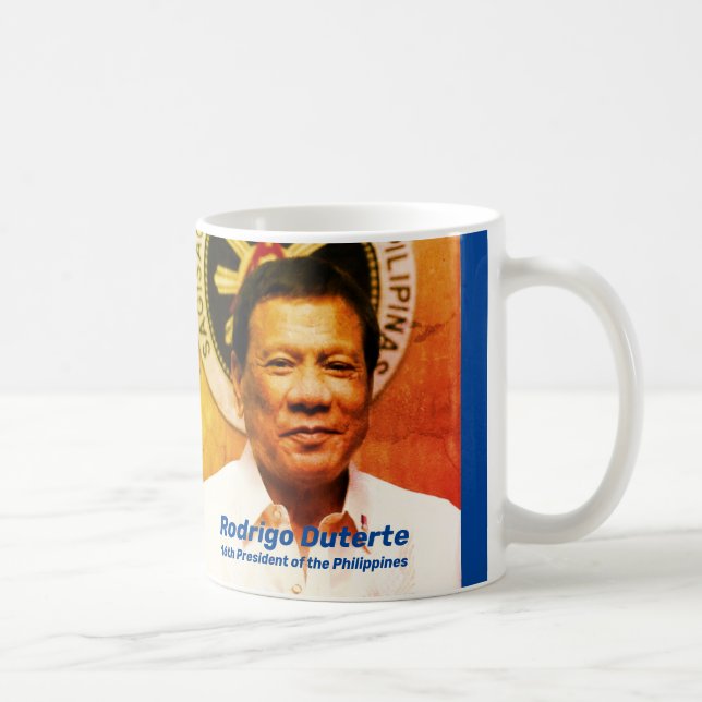 Mug Rodrigo Duterte, 16ème président des Philippines (Droite)