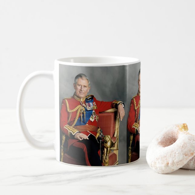 Mug Roi Charles III (Avec donut)