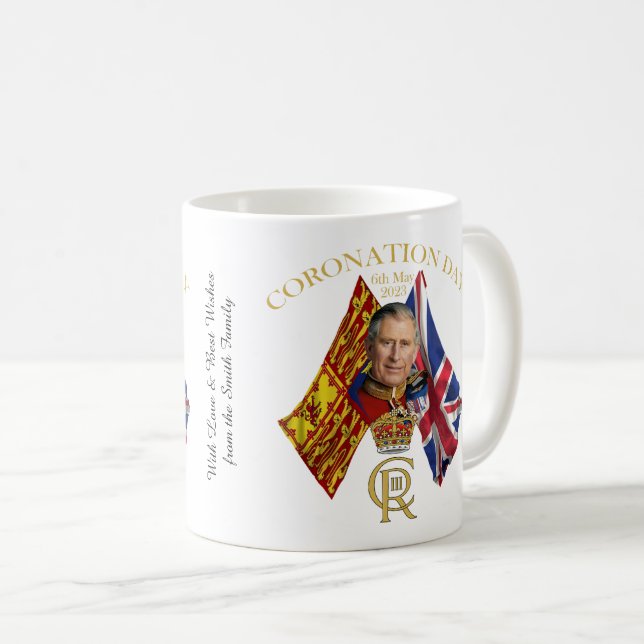 Mug Roi Charles III (Devant droit)