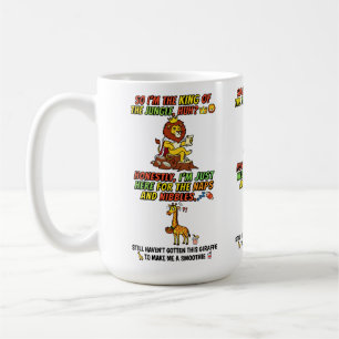 Mug Roi de la jungle : le lion fait la sieste - drôle
