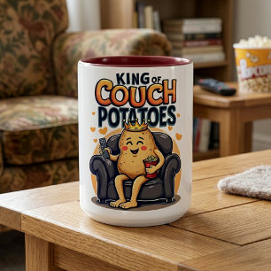 Mug Roi des Patates de Canapé - Patate Paresseuse Drôl
