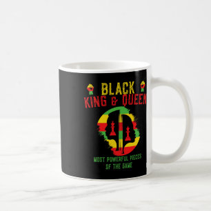 Mug Roi et Reine Noirs Pièce la Plus Puissante de la G