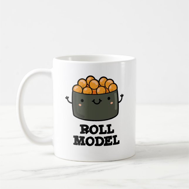 Mug Roll Model Funny Food Sushi Roll Pun (Gauche)