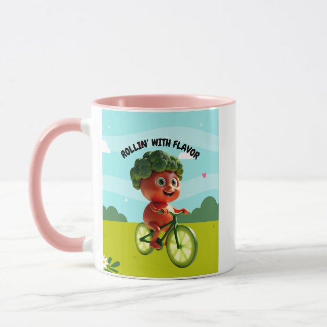 Mug Rollin de tomate avec boue de saveur (Gauche)