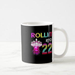 Mug Rollin Into 22 Bowling Anniversaire fête 22e anniv