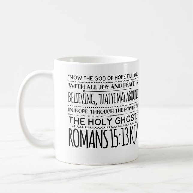 Mug Romains 15:13 (Gauche)