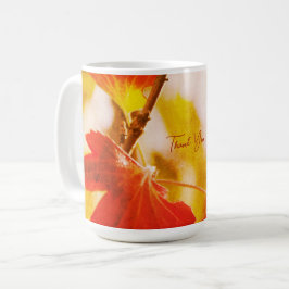 Mug Romantic Leaves Boho – Botanical Fantasy Thanks