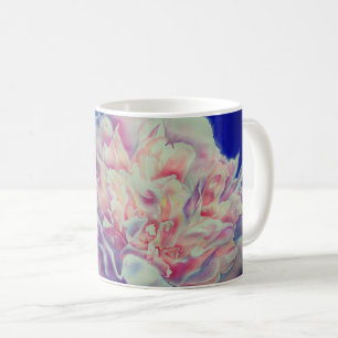 Mug Romantique élégante couleur rose blanc pastel