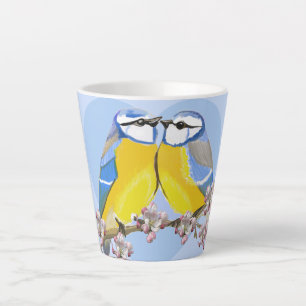 Mug romantique Eurasien Chikadee Latte