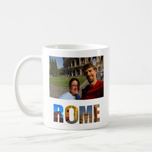 Mug Rome Italie Créez votre propre photo (Gauche)