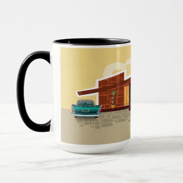 Mug Roof Angle Mid Century Maison moderne (Gauche)
