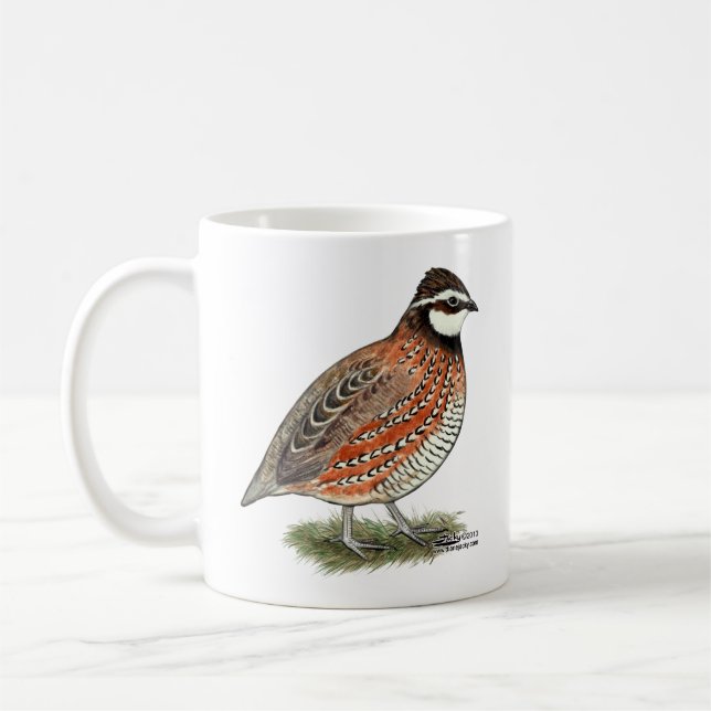 Mug Rooster Bobwhite Quail (Gauche)