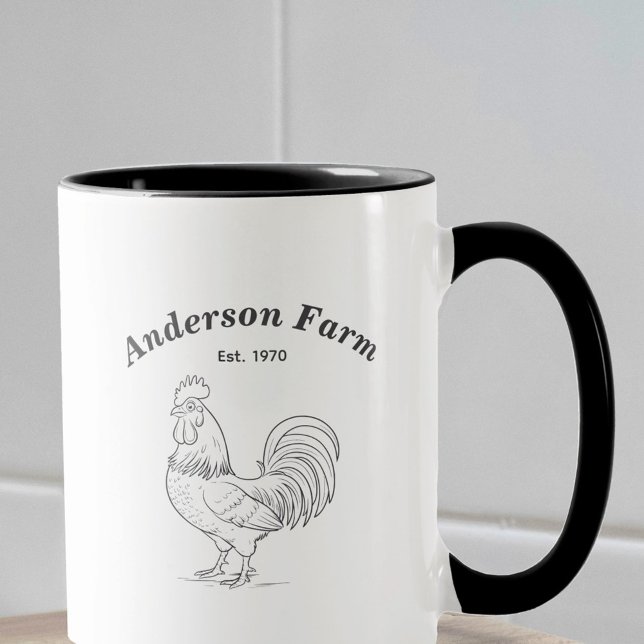 Mug Rooster de ferme (Farm Rooster Mug)