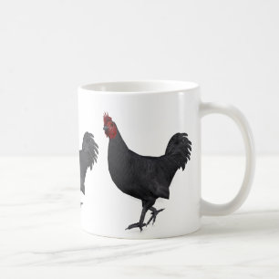Mug Rooster noir
