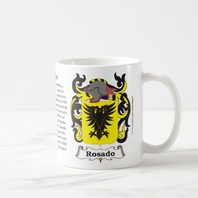 Mug Rosado, origine, signification et la crête (Droite)