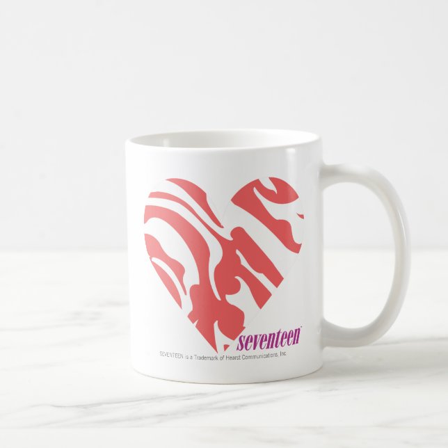 Mug Rose 2 de zèbre (Droite)