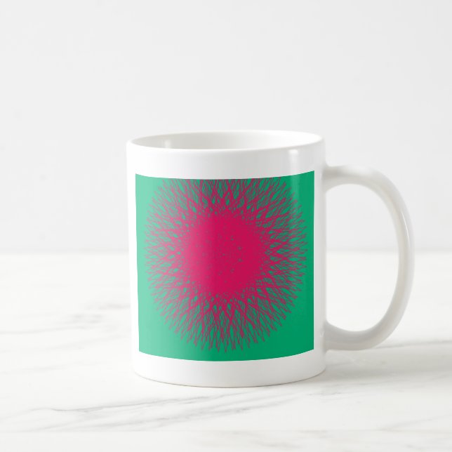 Mug rose abstrait (Droite)