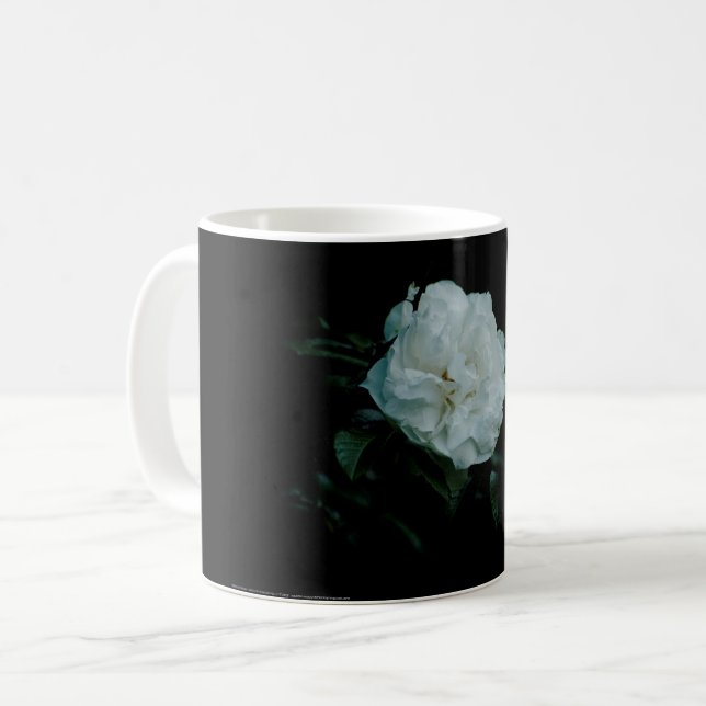 Mug Rose blanche (Devant gauche)