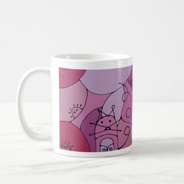 Mug Rose cat (Gauche)
