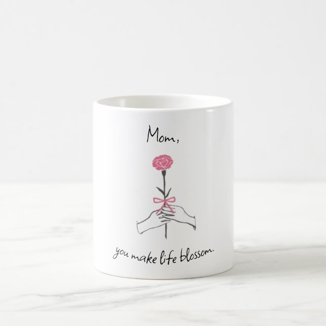 Mug Rose de la fête des mères (Centre)
