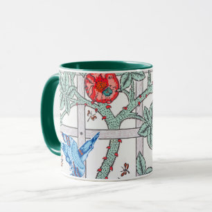 Mug Rose d'Escalades & Petit Oiseau, William Morris