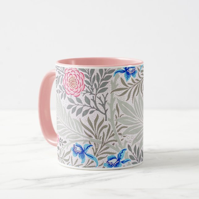 Mug Rose et Larkspur, William Morris (Devant gauche)