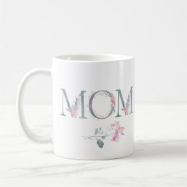 Mug Rose Floral Maman Design avec des noms