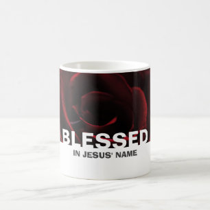 Mug Rose florale personnalisée BLESSEE